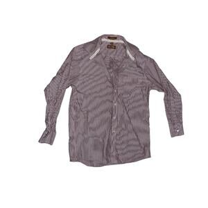 Michael Kors Men's button up collar Dress striped dress Shirt